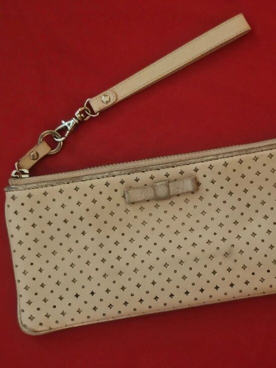 Anteprima Handbags - Vintage Anteprima Ladies Wristlet Wallet Purse Clutch Pink Leather Cardholder